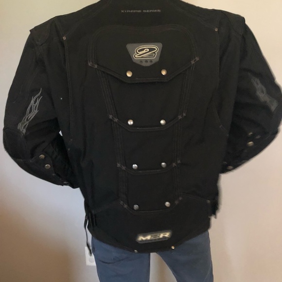 M2R (made to race) motorcycle jacket Plated/padded - Picture 2 of 5